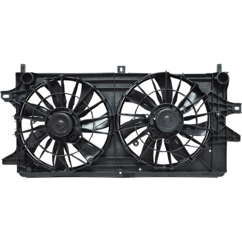 Universal Air Conditioning FA 50381C Dual Radiator and Condenser Fan Assembly -- Radiator-Condenser Fan Assy