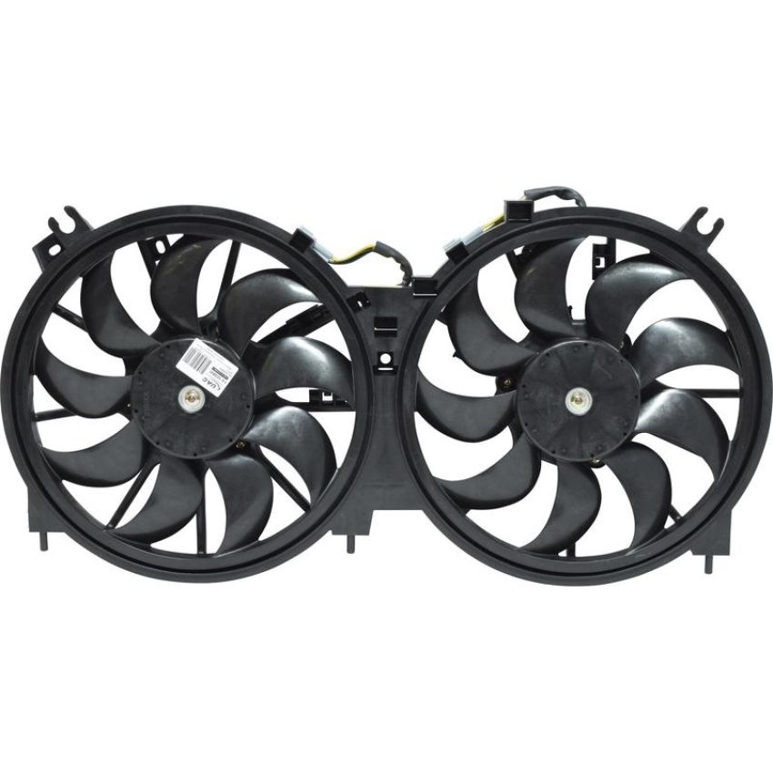 Universal Air Conditioning FA 50384C Dual Radiator and Condenser Fan Assembly -- Radiator-Condenser Fan Assy