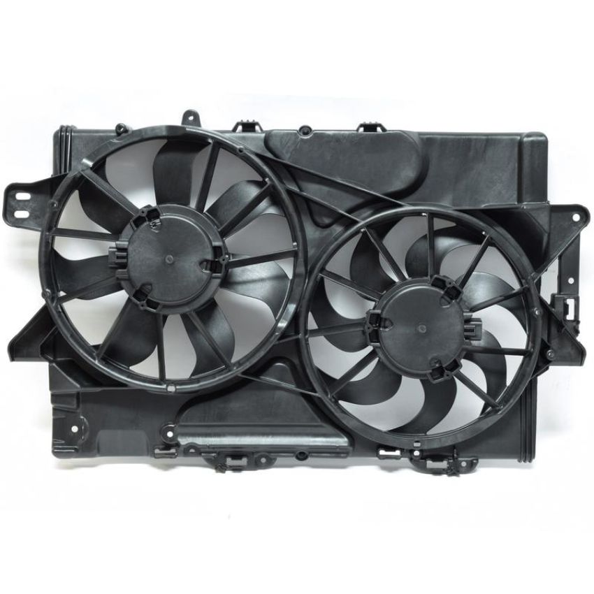 Universal Air Conditioning FA 50389 Dual Radiator and Condenser Fan Assembly -- Radiator-Condenser Fan Assy