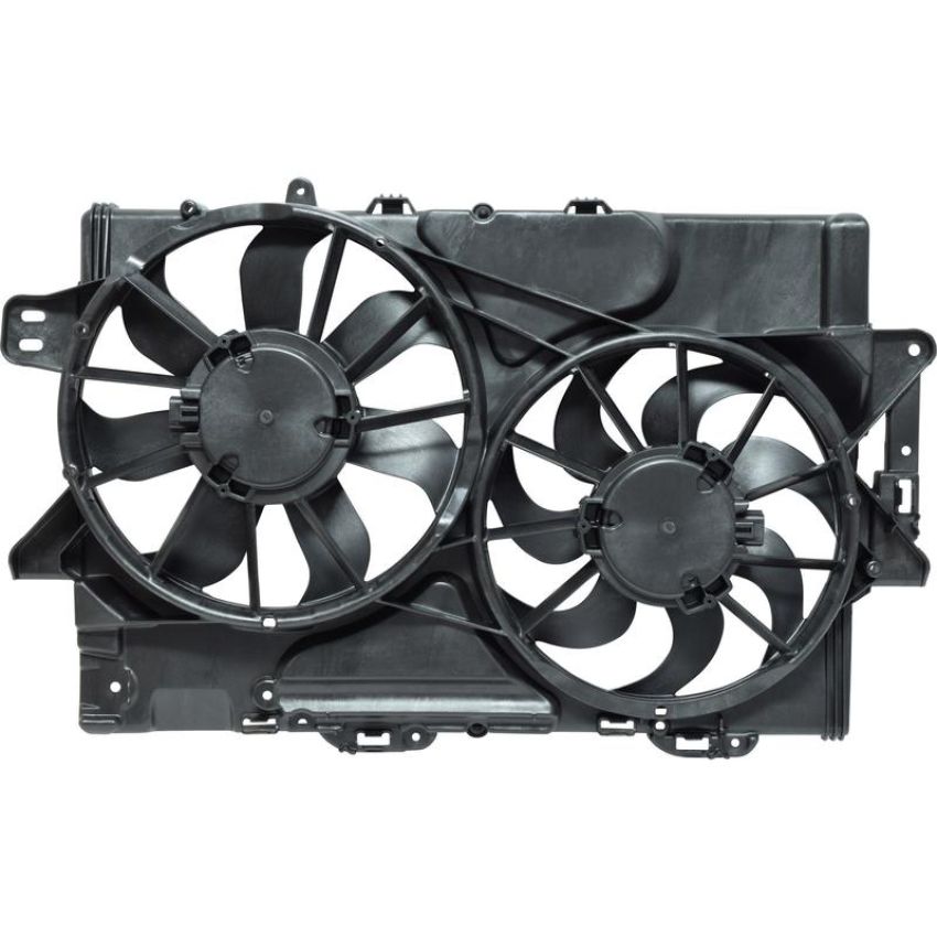 Universal Air Conditioning FA 50389 Dual Radiator and Condenser Fan Assembly -- Radiator-Condenser Fan Assy