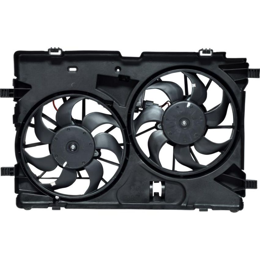 Universal Air Conditioning FA 50390C Dual Radiator and Condenser Fan Assembly -- Radiator-Condenser Fan Assy