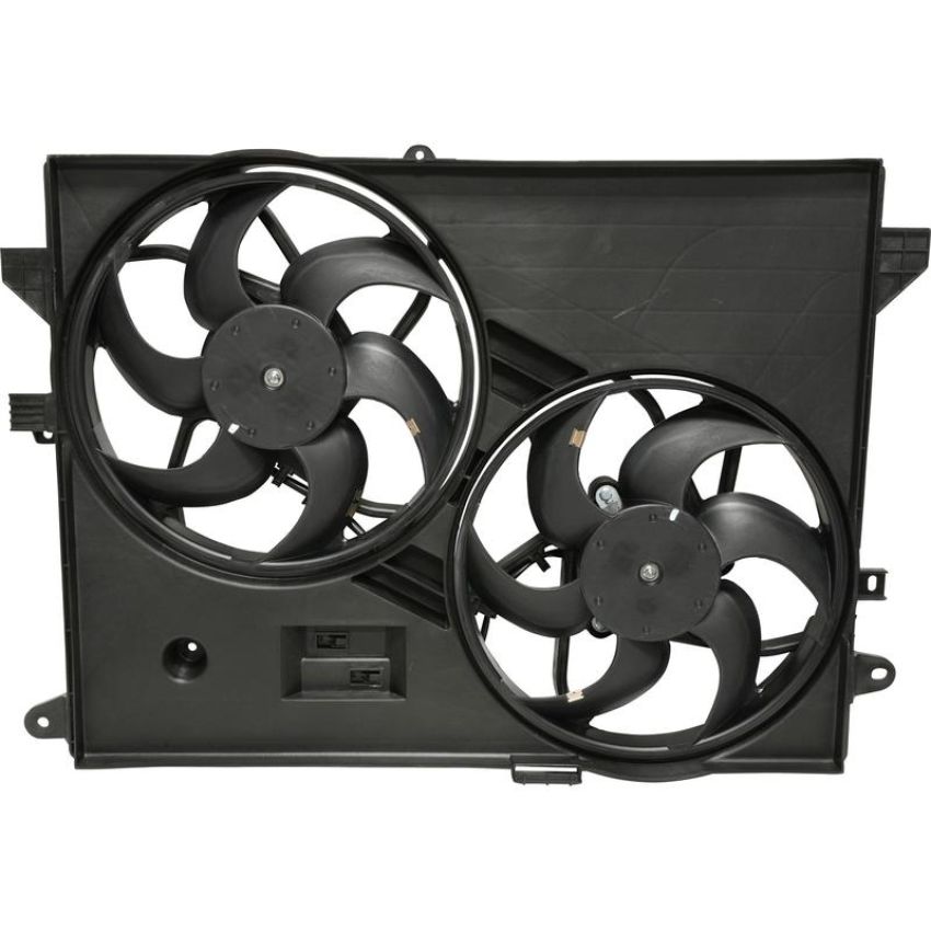 Universal Air Conditioning FA 50392C Dual Radiator and Condenser Fan Assembly -- Radiator-Condenser Fan Assy