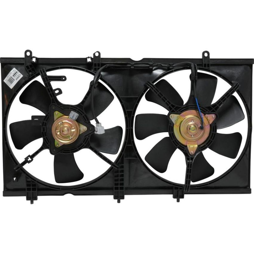 Universal Air Conditioning FA 50395C Dual Radiator and Condenser Fan Assembly -- Radiator-Condenser Fan Assy