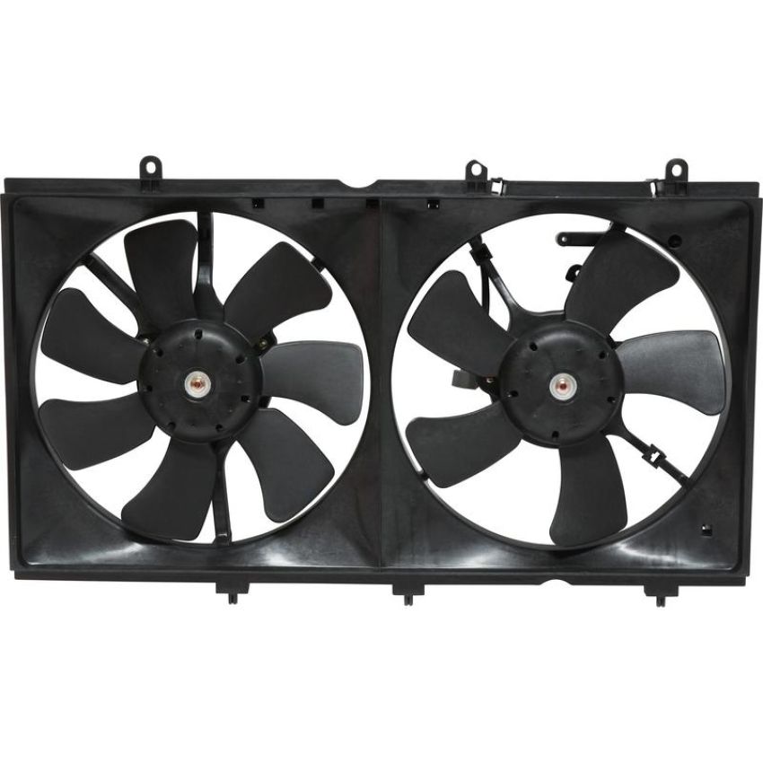 Universal Air Conditioning FA 50395C Dual Radiator and Condenser Fan Assembly -- Radiator-Condenser Fan Assy