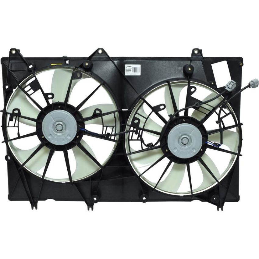 Universal Air Conditioning FA 50396C Dual Radiator and Condenser Fan Assembly -- Radiator-Condenser Fan Assy