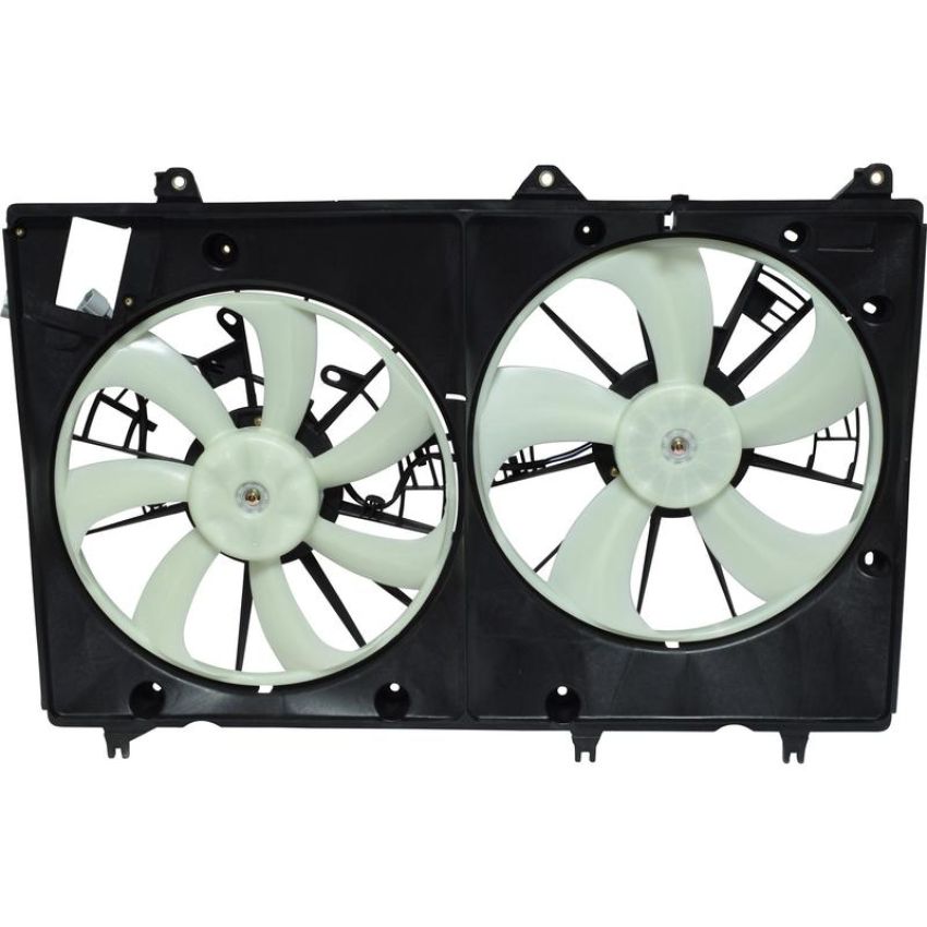 Universal Air Conditioning FA 50396C Dual Radiator and Condenser Fan Assembly -- Radiator-Condenser Fan Assy