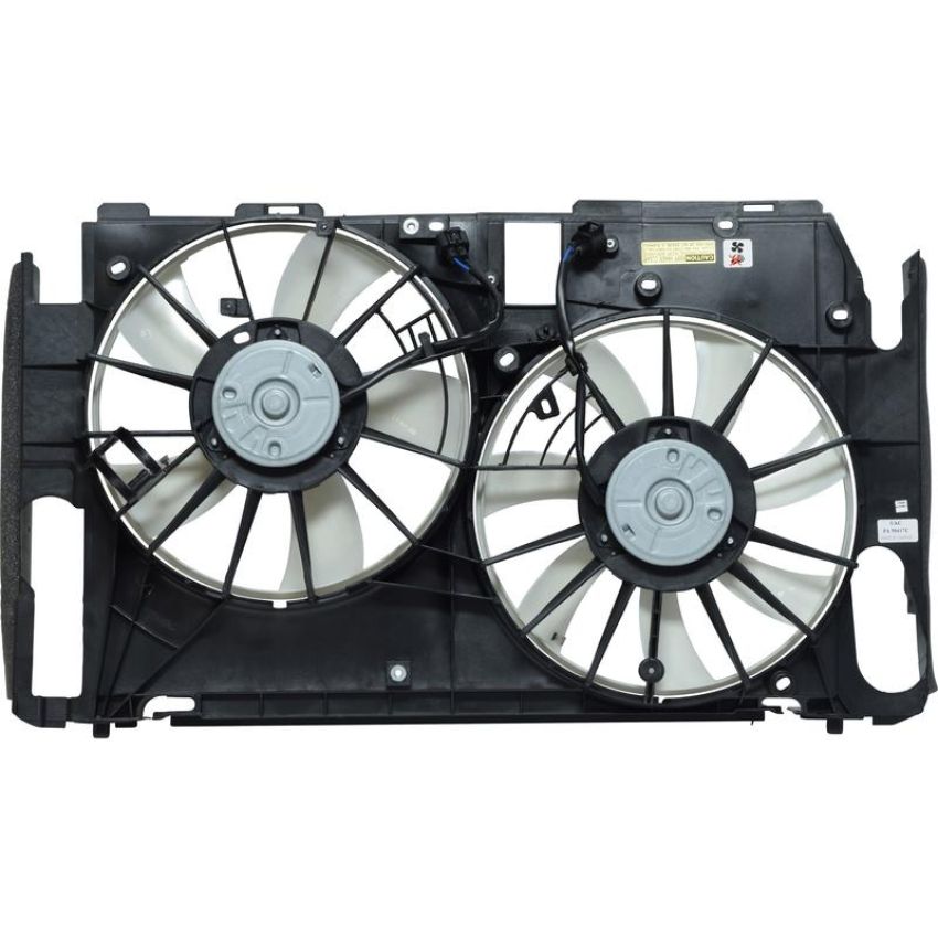 Universal Air Conditioning FA 50417C Dual Radiator and Condenser Fan Assembly -- Radiator-Condenser Fan Assy
