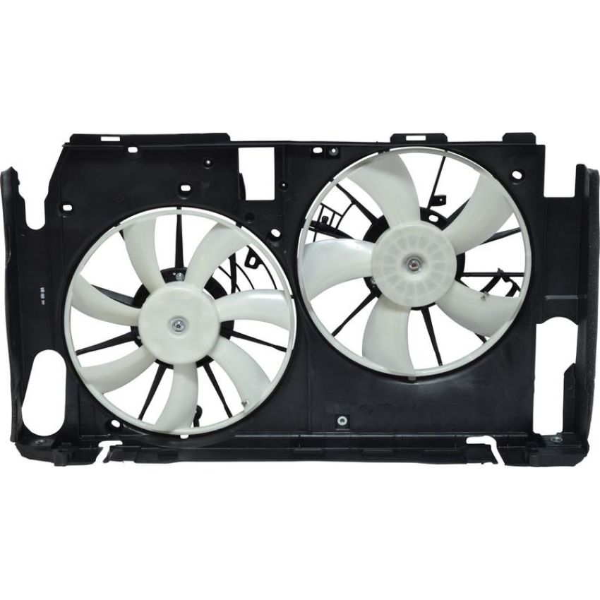 Universal Air Conditioning FA 50417C Dual Radiator and Condenser Fan Assembly -- Radiator-Condenser Fan Assy