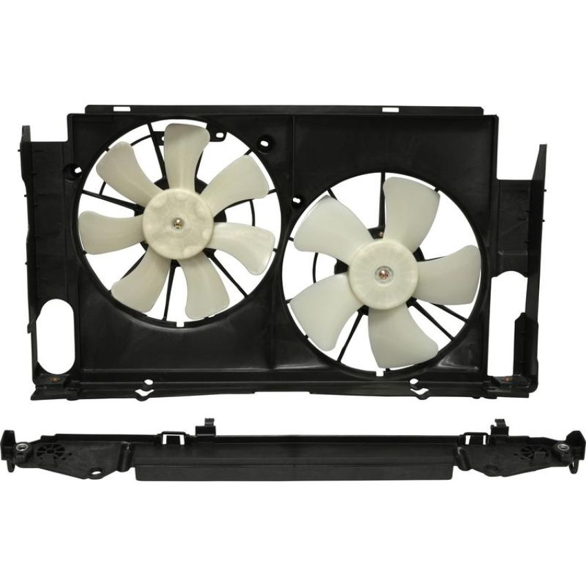 Universal Air Conditioning FA 50419C Dual Radiator and Condenser Fan Assembly -- Radiator-Condenser Fan Assy