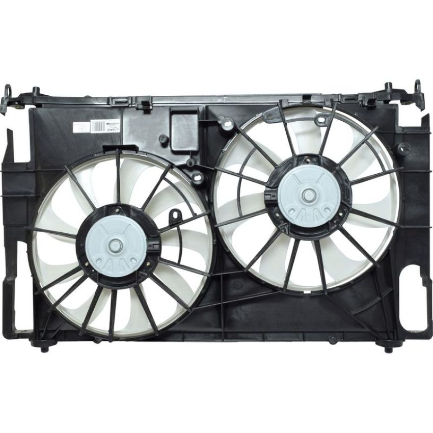 Universal Air Conditioning FA 50419C Dual Radiator and Condenser Fan Assembly -- Radiator-Condenser Fan Assy