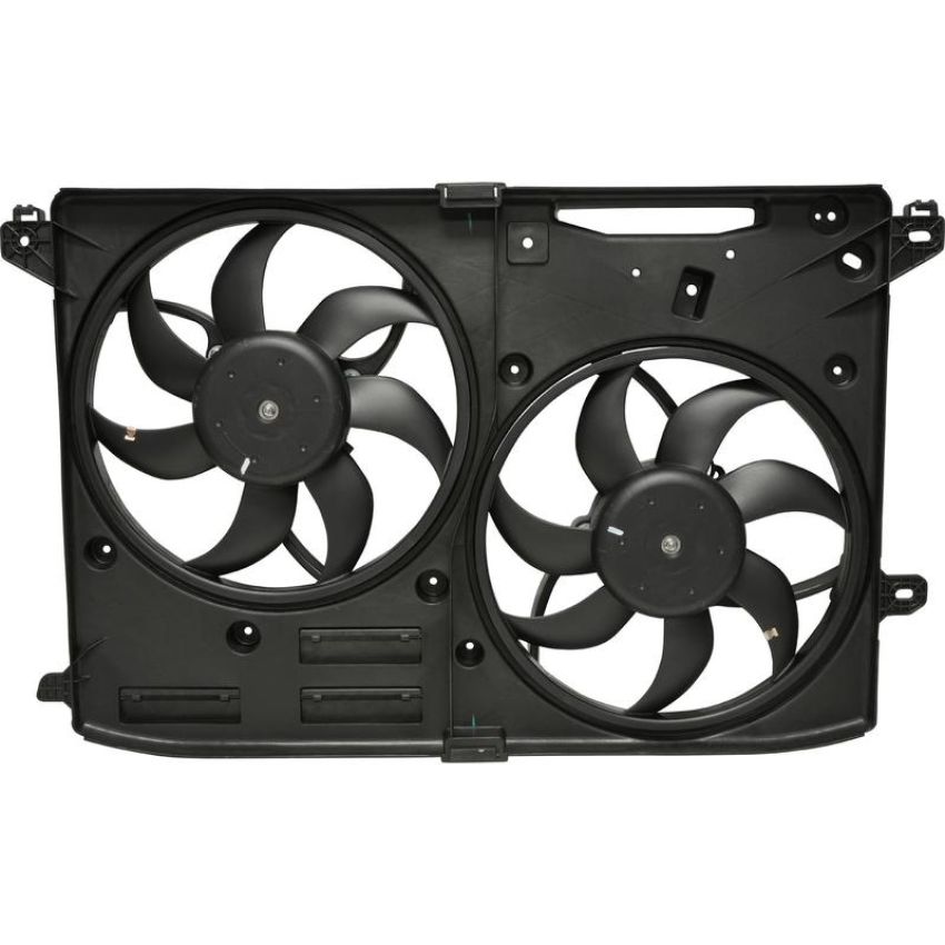 Universal Air Conditioning FA 50433C Dual Radiator and Condenser Fan Assembly -- Radiator-Condenser Fan Assy