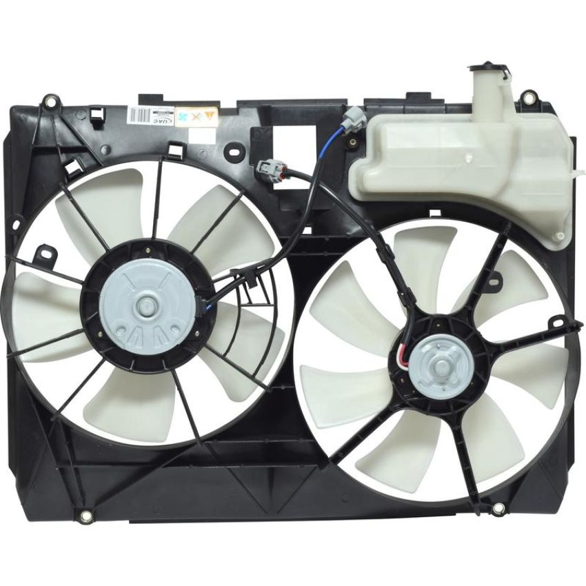 Universal Air Conditioning FA 50438C Dual Radiator and Condenser Fan Assembly -- Radiator-Condenser Fan Assy