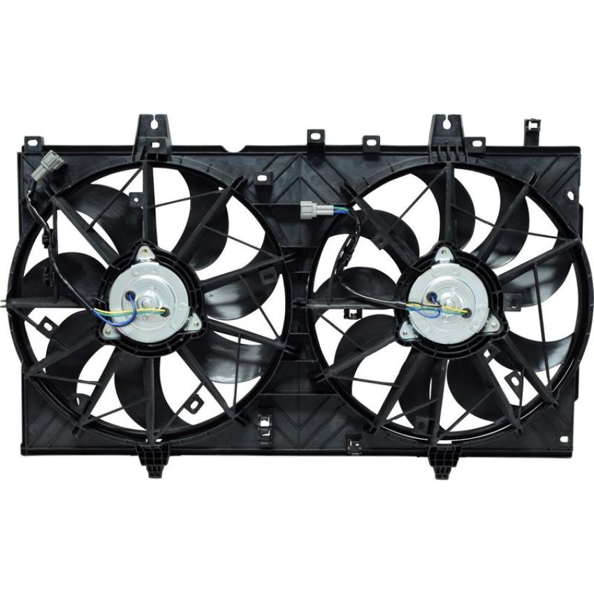 Universal Air Conditioning FA 50441C Dual Radiator and Condenser Fan Assembly -- Radiator-Condenser Fan Assy