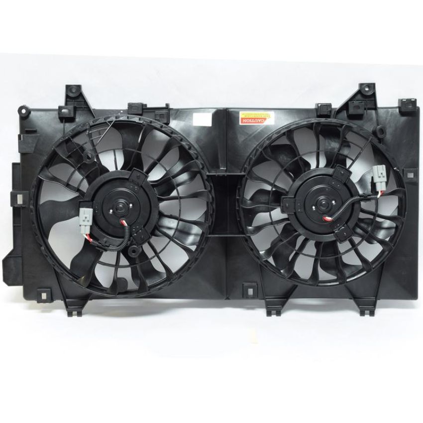 Universal Air Conditioning FA 50444C Dual Radiator and Condenser Fan Assembly -- Radiator-Condenser Fan Assy