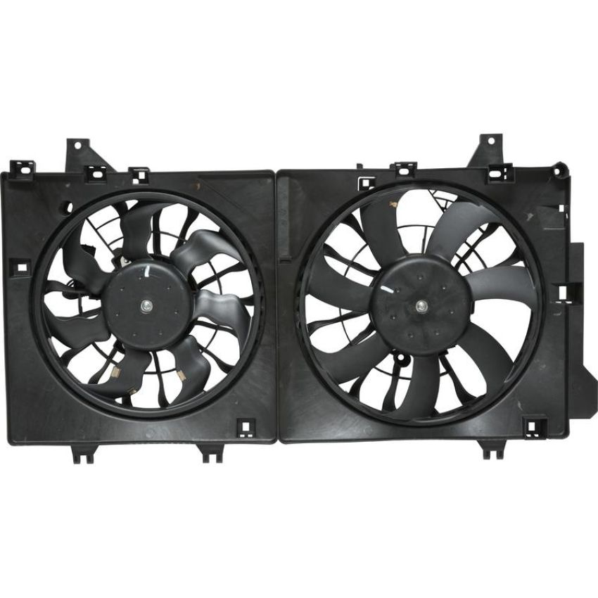 Universal Air Conditioning FA 50444C Dual Radiator and Condenser Fan Assembly -- Radiator-Condenser Fan Assy