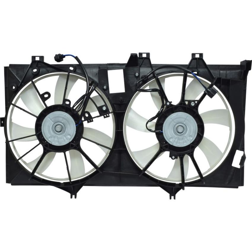 Universal Air Conditioning FA 50445C Dual Radiator and Condenser Fan Assembly -- Radiator-Condenser Fan Assy