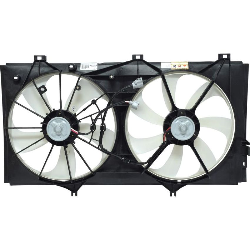 Universal Air Conditioning FA 50447C Dual Radiator and Condenser Fan Assembly -- Radiator-Condenser Fan Assy