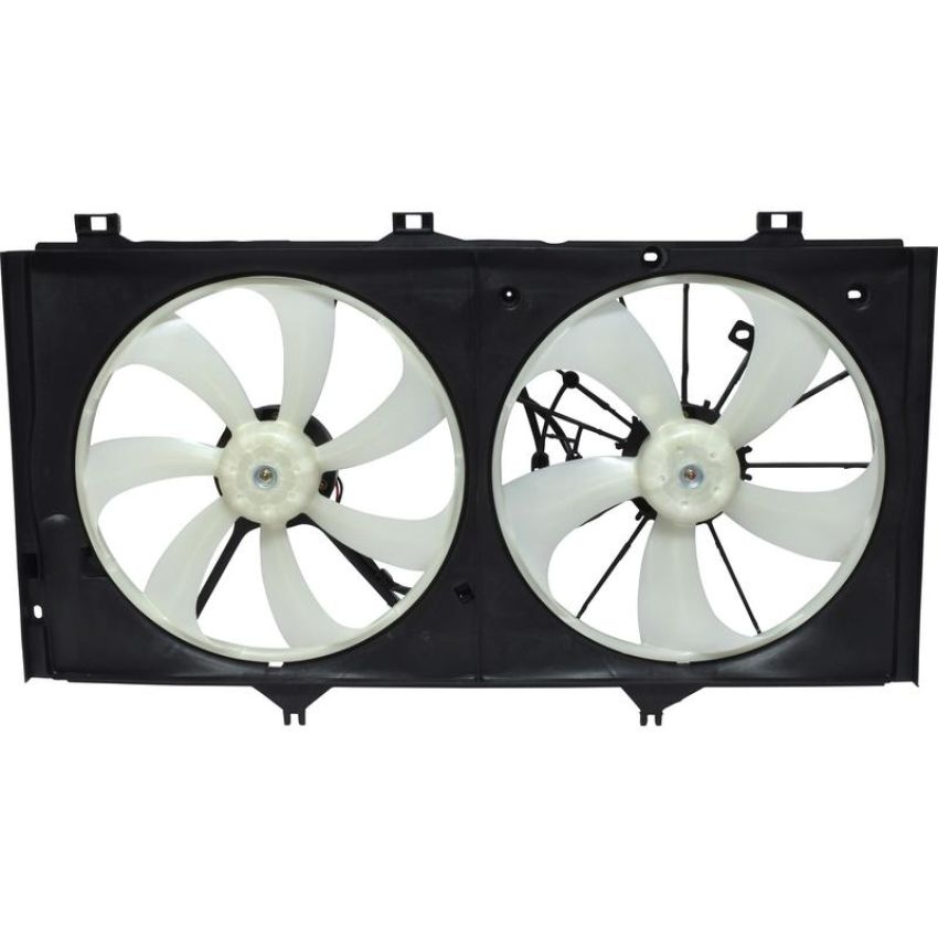 Universal Air Conditioning FA 50447C Dual Radiator and Condenser Fan Assembly -- Radiator-Condenser Fan Assy