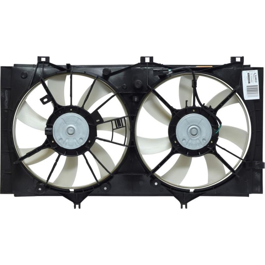 Universal Air Conditioning FA 50448C Dual Radiator and Condenser Fan Assembly -- Radiator-Condenser Fan Assy
