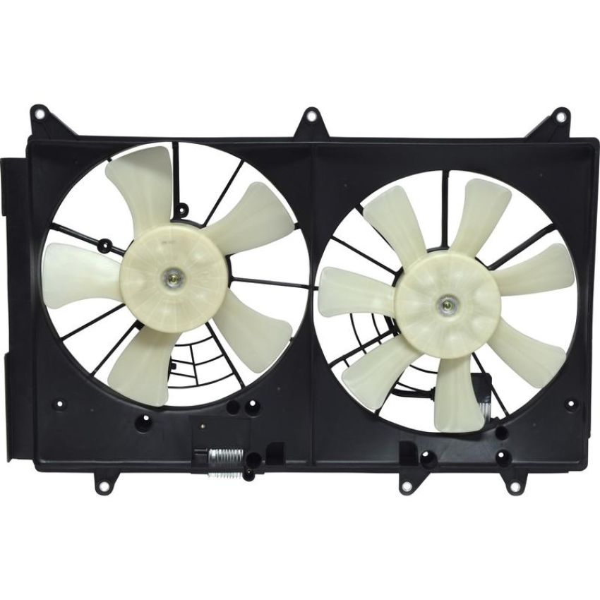 Universal Air Conditioning FA 50452C Dual Radiator and Condenser Fan Assembly -- Radiator-Condenser Fan Assy