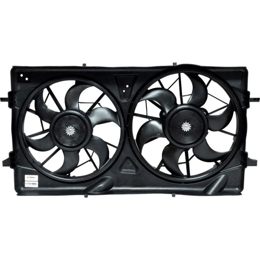 Universal Air Conditioning FA 50469C Dual Radiator and Condenser Fan Assembly -- Radiator-Condenser Fan Assy