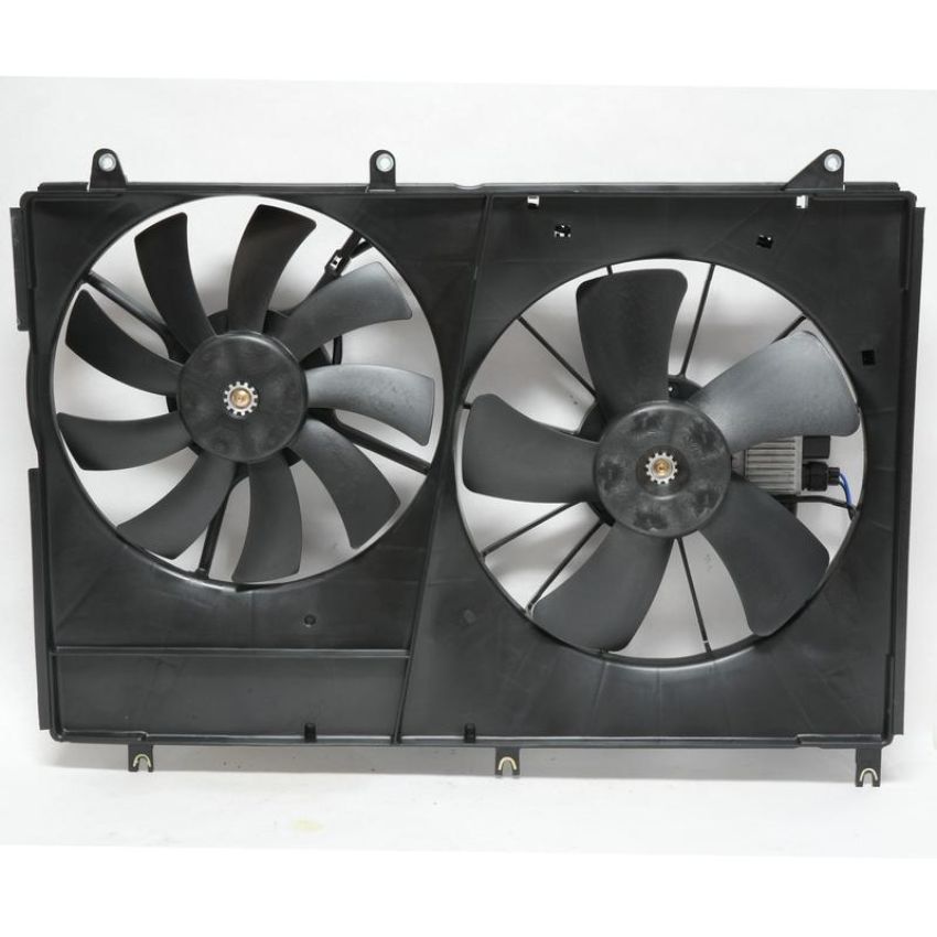 Universal Air Conditioning FA 50478 Dual Radiator and Condenser Fan Assembly -- Radiator-Condenser Fan Assy