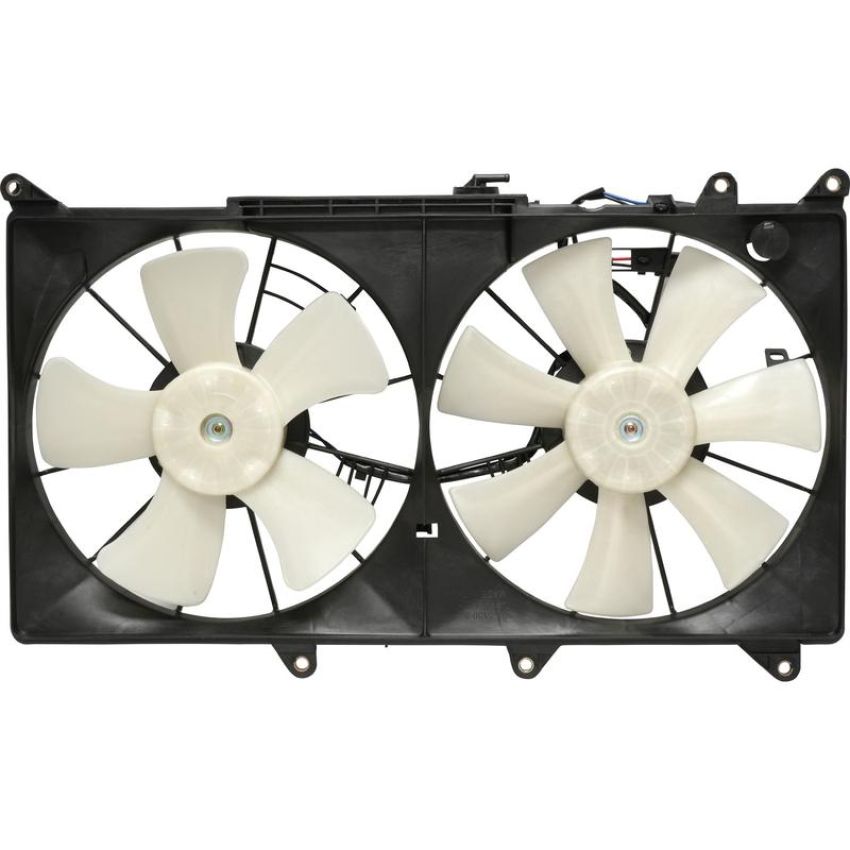 Universal Air Conditioning FA 50481C Dual Radiator and Condenser Fan Assembly -- Radiator-Condenser Fan Assy