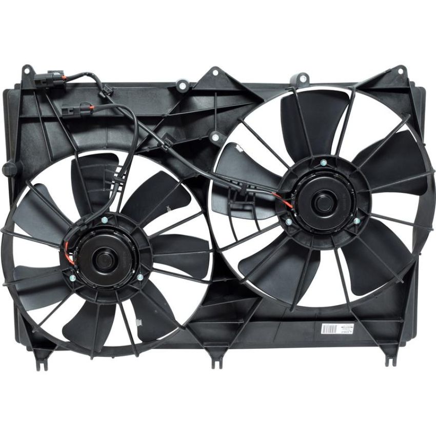 Universal Air Conditioning FA 50510C Dual Radiator and Condenser Fan Assembly -- Radiator-Condenser Fan Assy