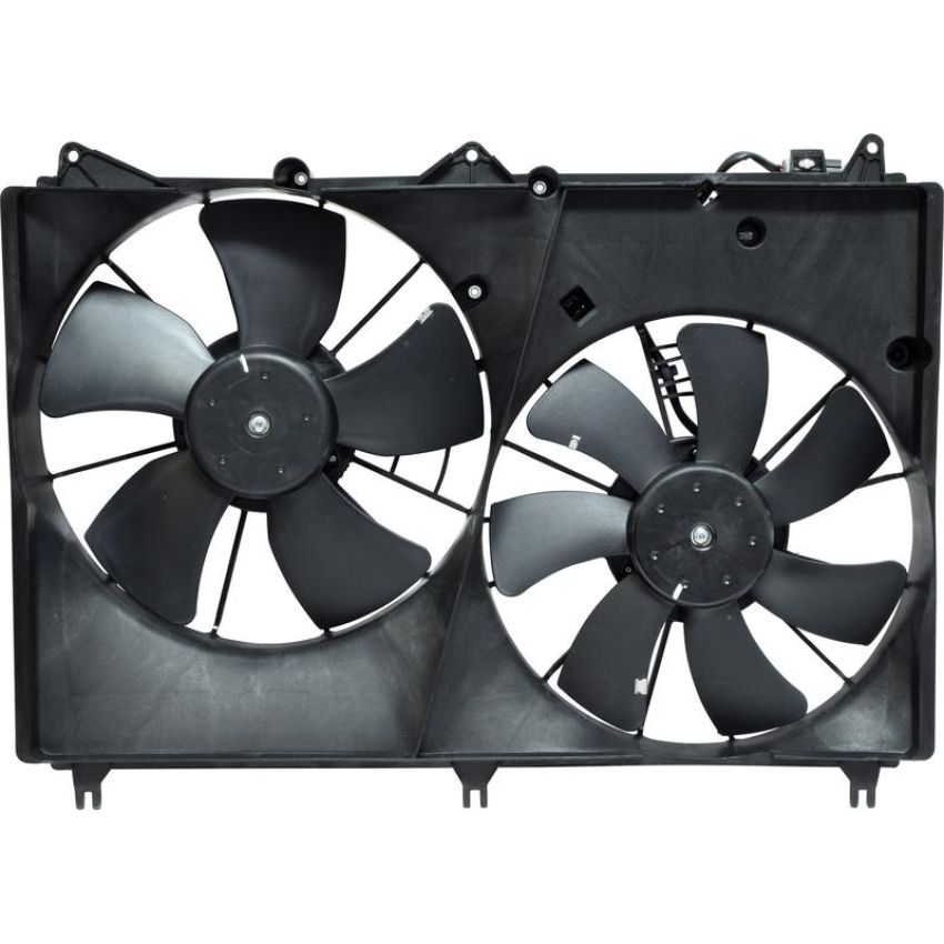 Universal Air Conditioning FA 50510C Dual Radiator and Condenser Fan Assembly -- Radiator-Condenser Fan Assy