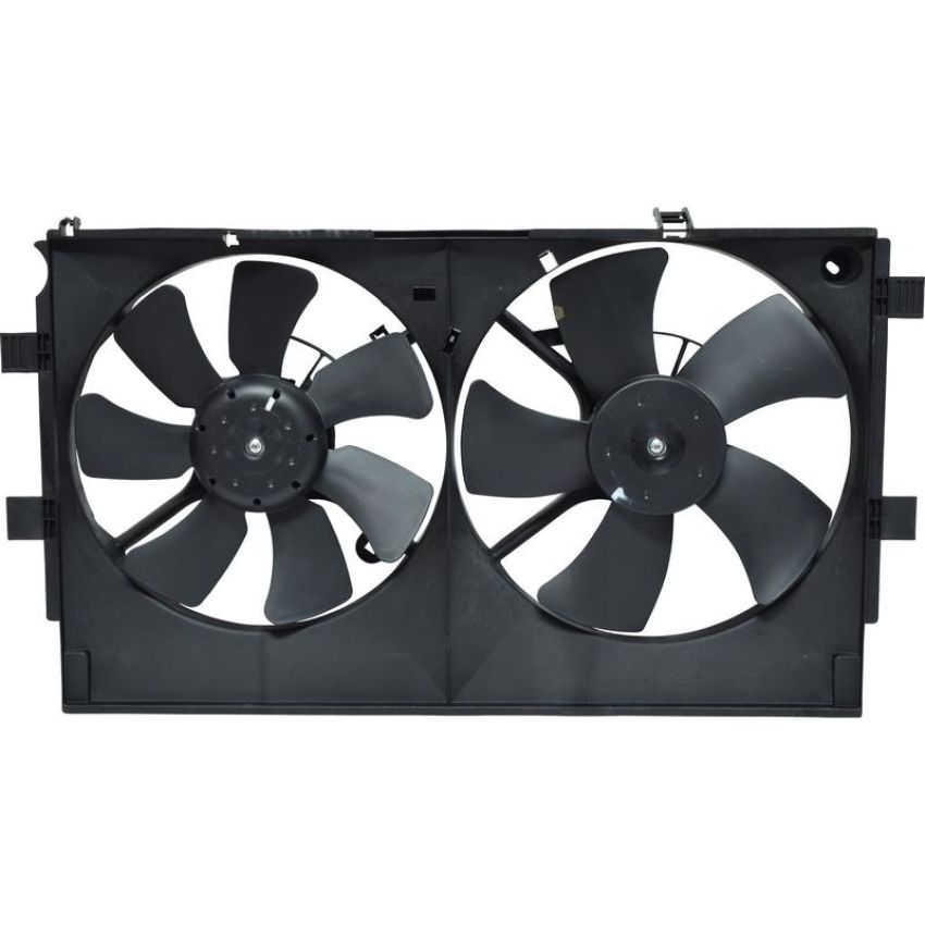 Universal Air Conditioning FA 50512C Dual Radiator and Condenser Fan Assembly -- Radiator-Condenser Fan Assy