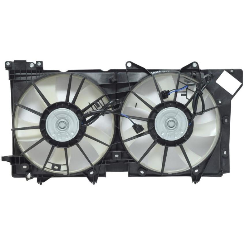 Universal Air Conditioning FA 50513 Dual Radiator and Condenser Fan Assembly -- Radiator-Condenser Fan Assy