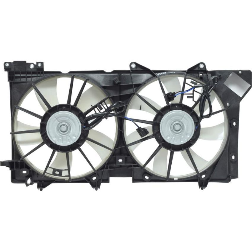 Universal Air Conditioning FA 50513 Dual Radiator and Condenser Fan Assembly -- Radiator-Condenser Fan Assy