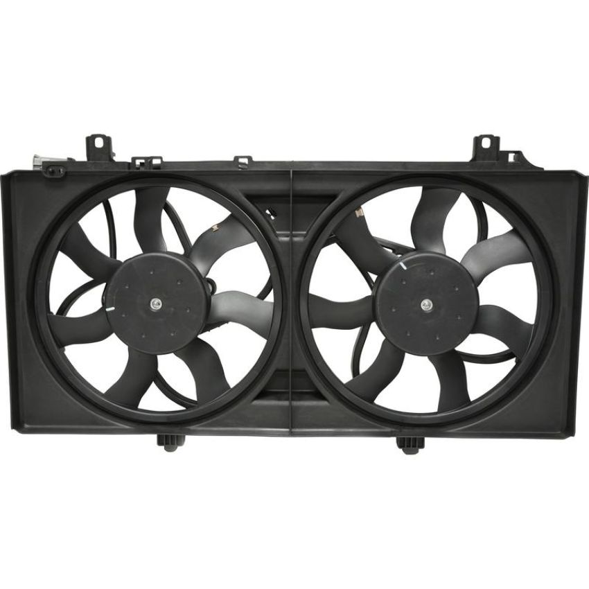 Universal Air Conditioning FA 50524C Dual Radiator and Condenser Fan Assembly -- Radiator-Condenser Fan Assy