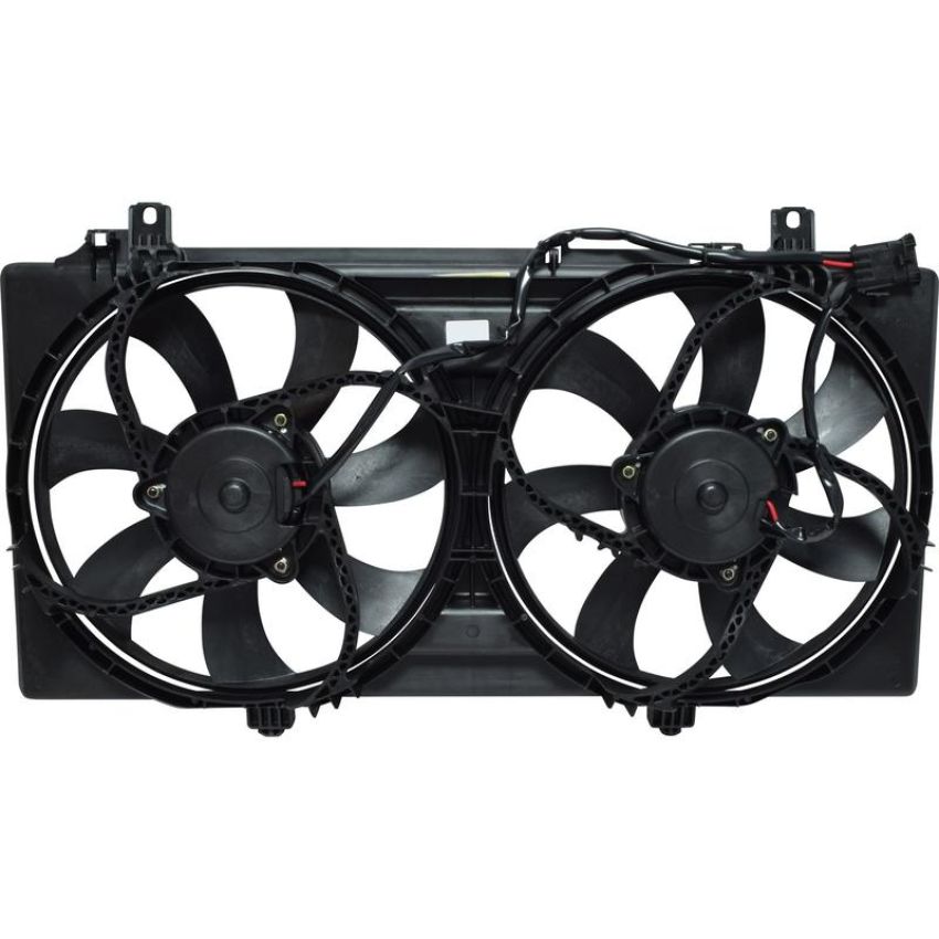 Universal Air Conditioning FA 50524C Dual Radiator and Condenser Fan Assembly -- Radiator-Condenser Fan Assy