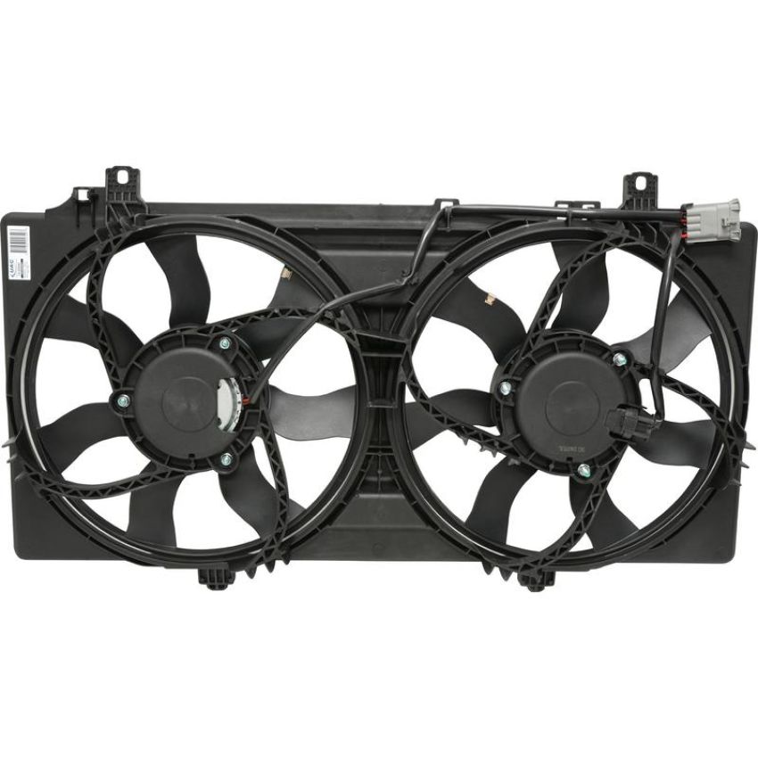 Universal Air Conditioning FA 50524C Dual Radiator and Condenser Fan Assembly -- Radiator-Condenser Fan Assy