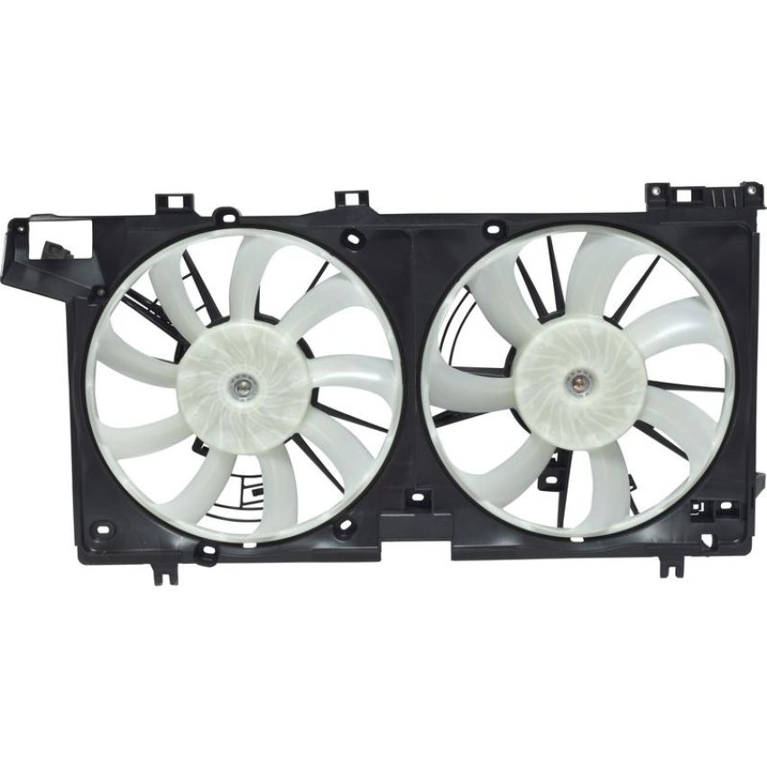 Universal Air Conditioning FA 50532C Dual Radiator and Condenser Fan Assembly -- Radiator-Condenser Fan Assy