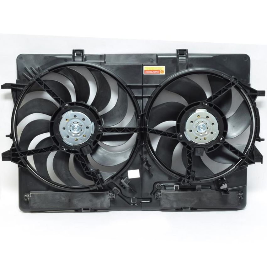 Universal Air Conditioning FA 50542C Dual Radiator and Condenser Fan Assembly -- Radiator-Condenser Fan Assy