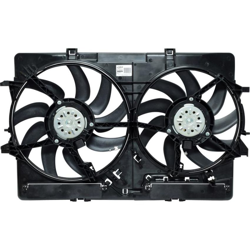 Universal Air Conditioning FA 50542C Dual Radiator and Condenser Fan Assembly -- Radiator-Condenser Fan Assy