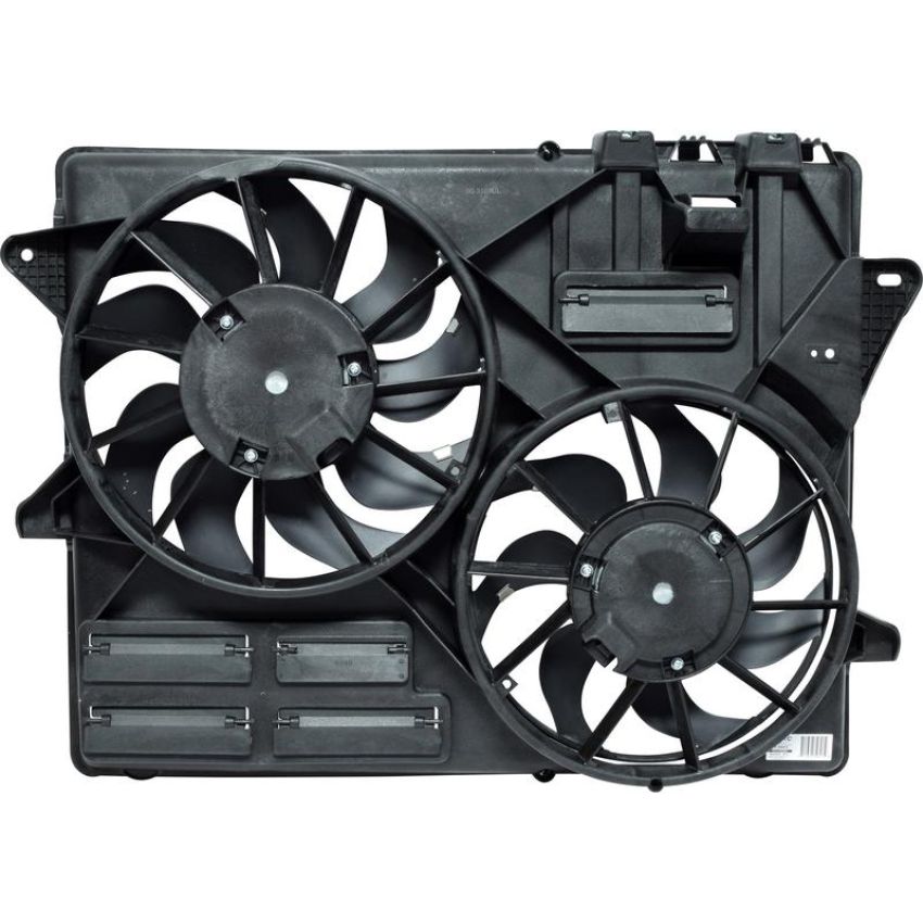 Universal Air Conditioning FA 50547C Dual Radiator and Condenser Fan Assembly -- Radiator-Condenser Fan Assy