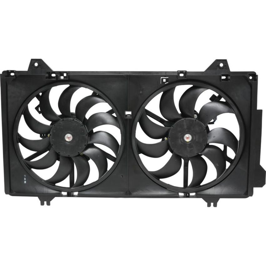 Universal Air Conditioning FA 50549C Dual Radiator and Condenser Fan Assembly -- Radiator-Condenser Fan Assy