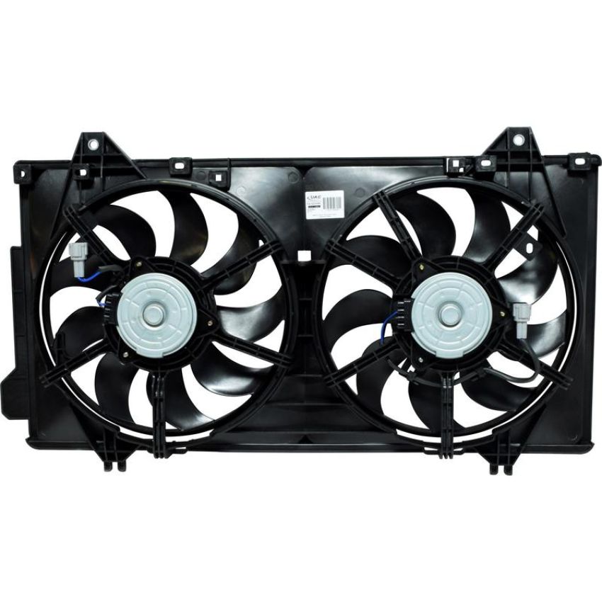 Universal Air Conditioning FA 50549C Dual Radiator and Condenser Fan Assembly -- Radiator-Condenser Fan Assy
