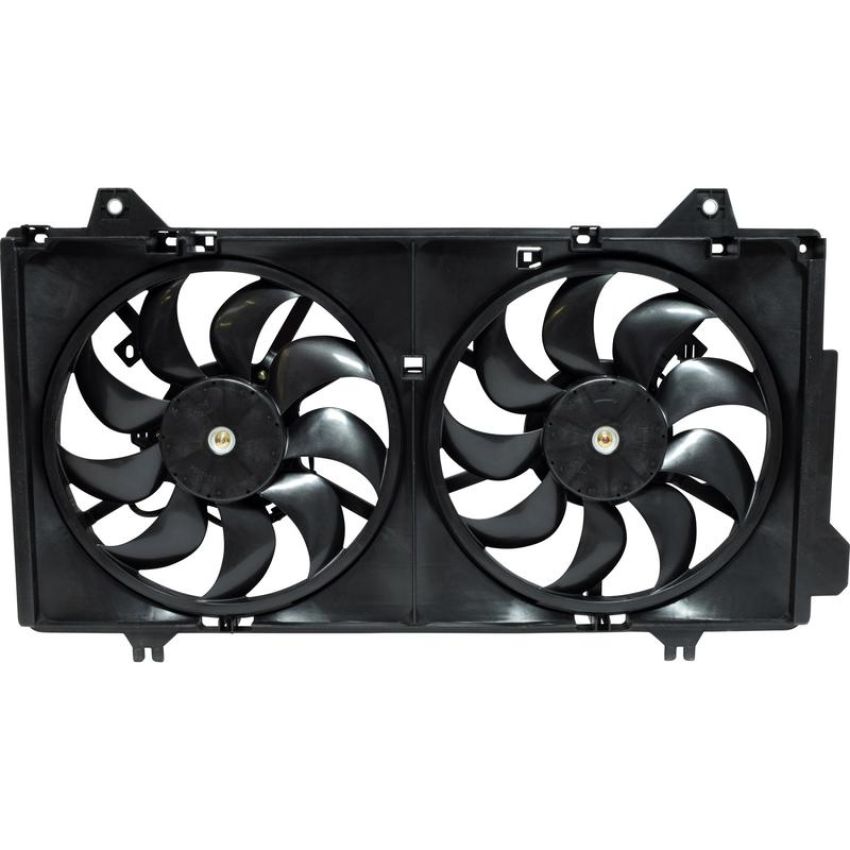 Universal Air Conditioning FA 50549C Dual Radiator and Condenser Fan Assembly -- Radiator-Condenser Fan Assy