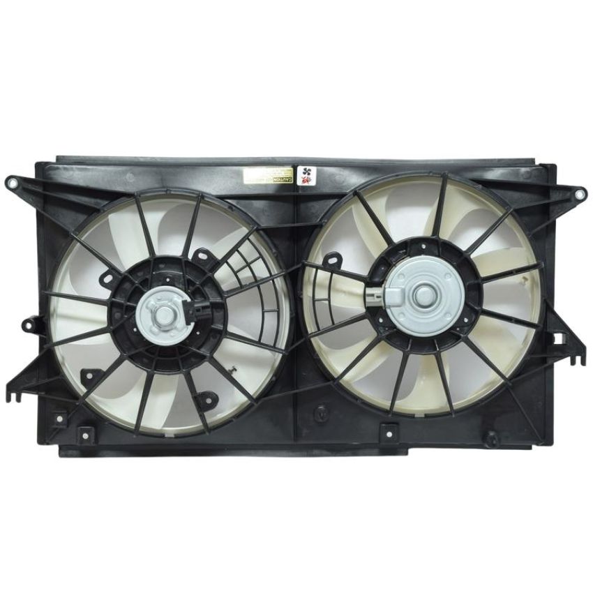 Universal Air Conditioning FA 50557C Dual Radiator and Condenser Fan Assembly -- Radiator-Condenser Fan Assy