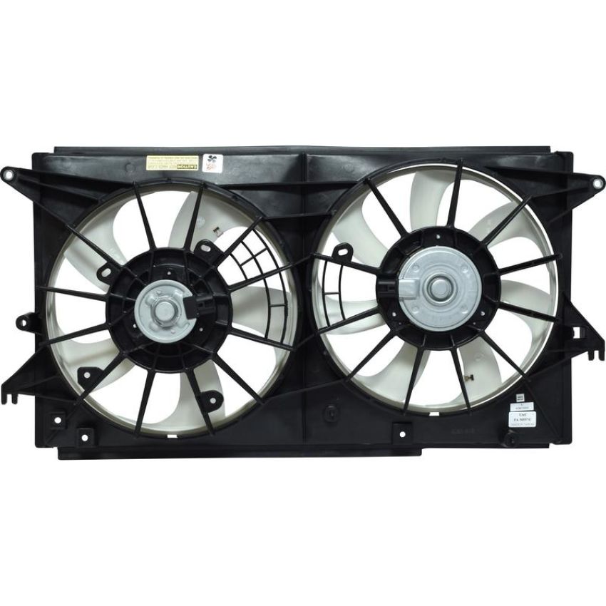 Universal Air Conditioning FA 50557C Dual Radiator and Condenser Fan Assembly -- Radiator-Condenser Fan Assy