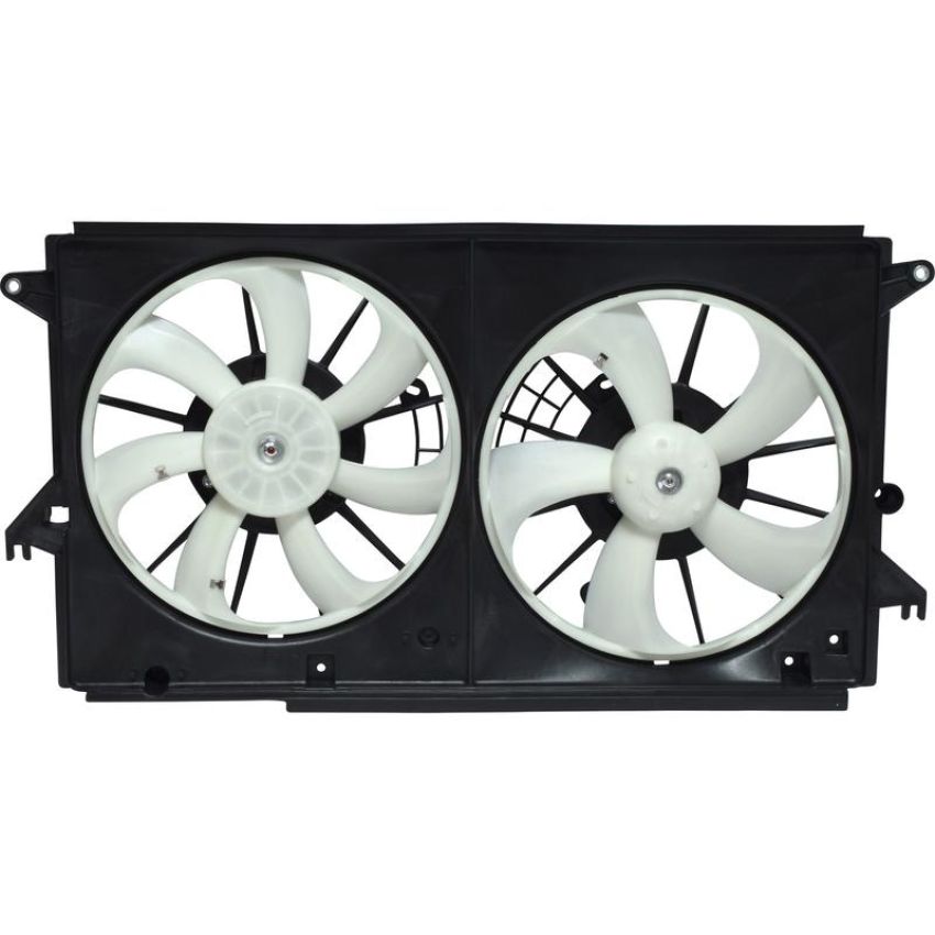 Universal Air Conditioning FA 50557C Dual Radiator and Condenser Fan Assembly -- Radiator-Condenser Fan Assy