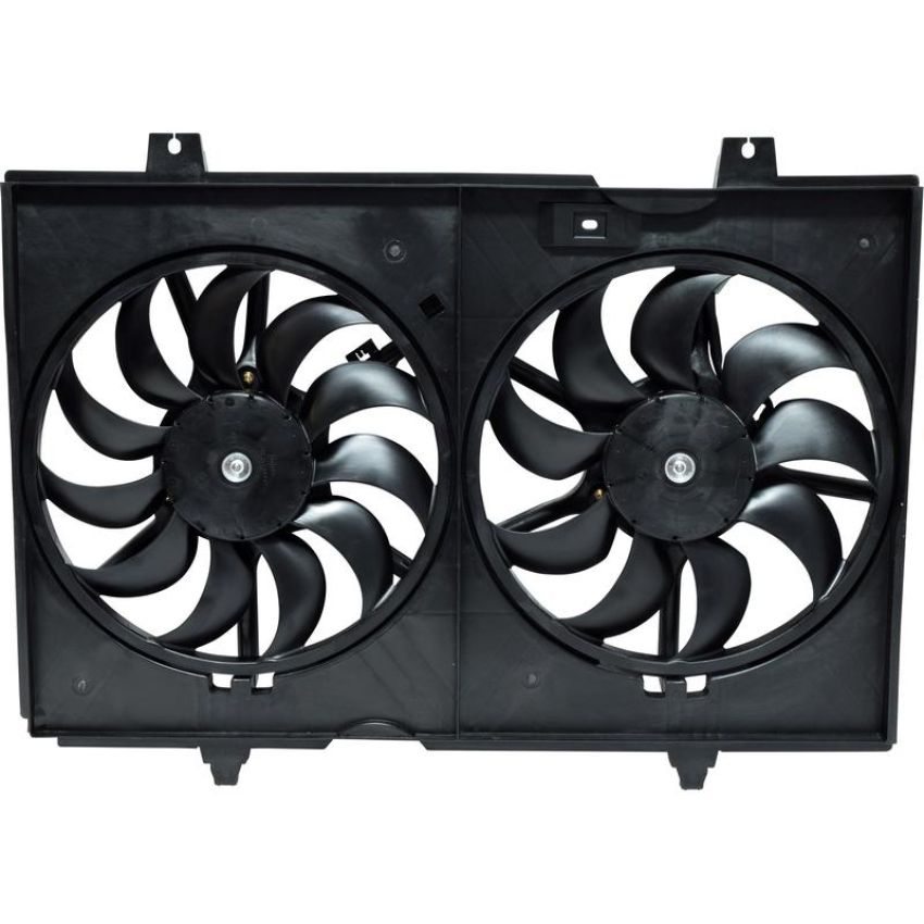 Universal Air Conditioning FA 50565C Dual Radiator and Condenser Fan Assembly -- Radiator-Condenser Fan Assy