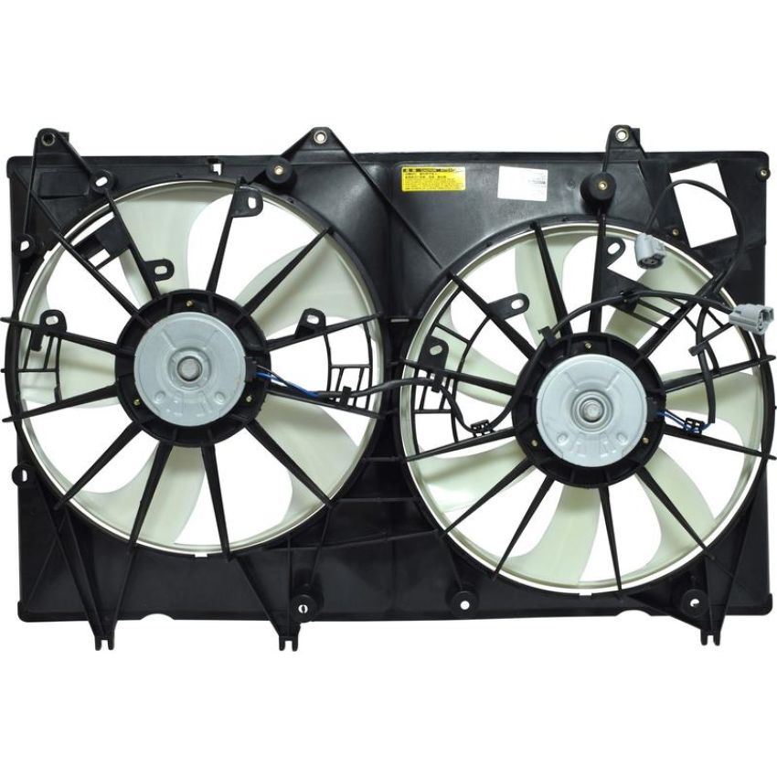 Universal Air Conditioning FA 50566C Dual Radiator and Condenser Fan Assembly -- Radiator-Condenser Fan Assy