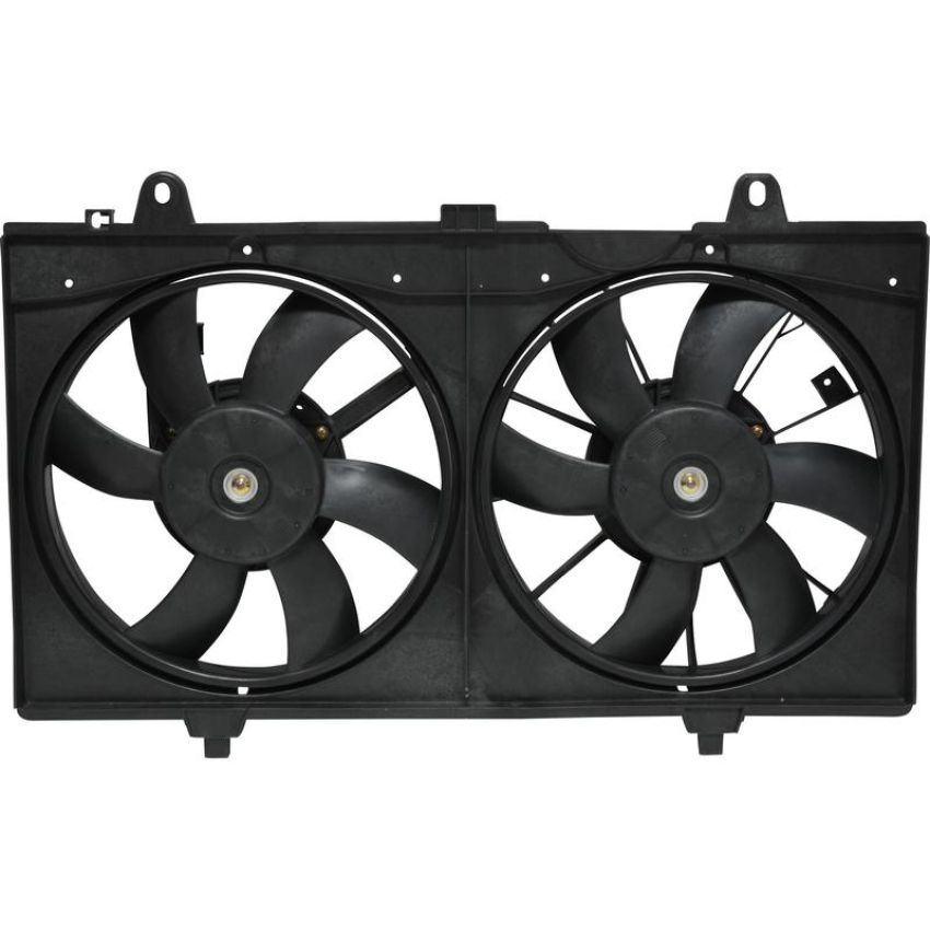 Universal Air Conditioning FA 50569C Dual Radiator and Condenser Fan Assembly -- Radiator-Condenser Fan Assy