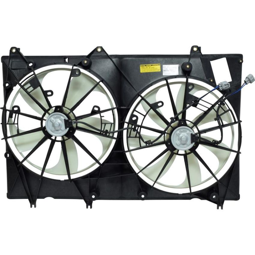 Universal Air Conditioning FA 50583C Dual Radiator and Condenser Fan Assembly -- Radiator-Condenser Fan Assy