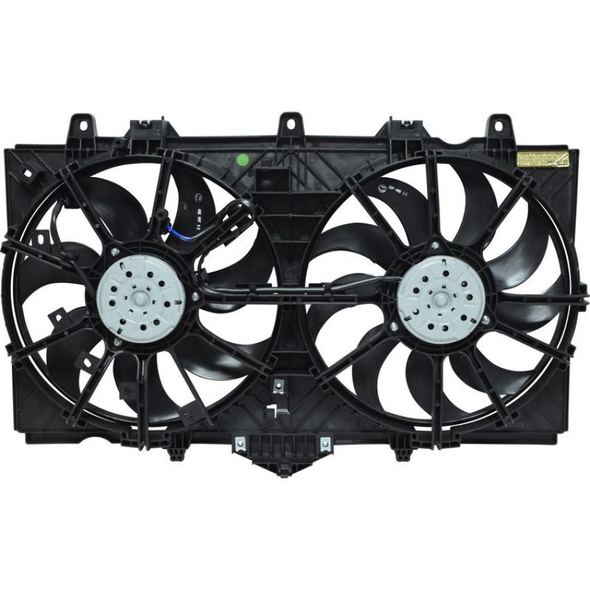Universal Air Conditioning FA 50588C Dual Radiator and Condenser Fan Assembly -- Radiator-Condenser Fan Assy
